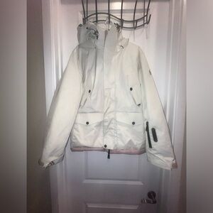 Moncler Grenoble women’s white down jacket